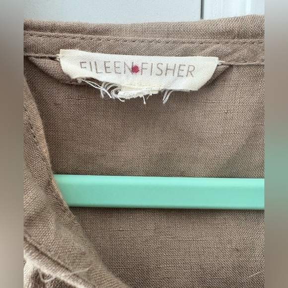 Eileen Fisher Hooded Irish Linen Jacket - Picture 5 of 9